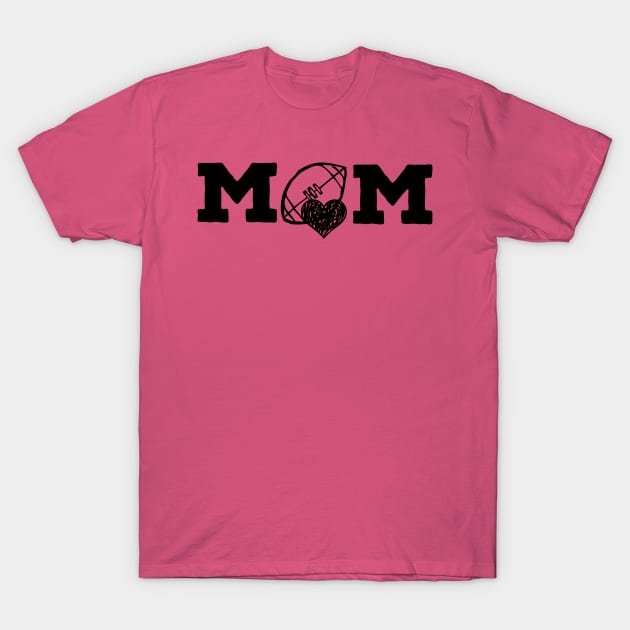 Mom loves football T-Shirt by Apparels2022